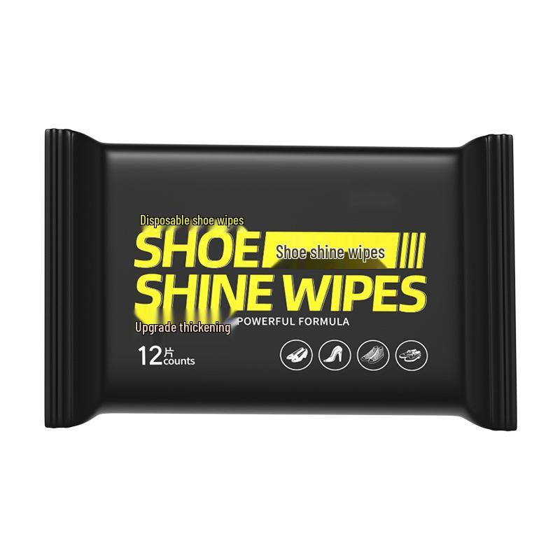 Shoe Cleaning Quick-Dry Wipes - Stain & Yellowing Removal, No-Rinse, Disposable for White Shoes