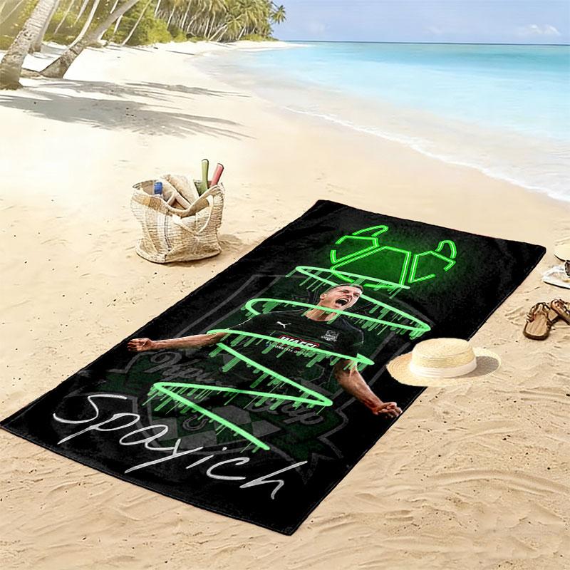 FC Krasnodar Legend Print Beach Towel, Large Soft Quick Dry Towel for Beach Camping Swimming