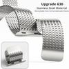 Magnetic Loop Band for Apple Watch Series 11 10 42mm / 9 8 7 41mm / SE3 SE2 SE 6 5 4 40mm / 3 2 1 38mm Stainless Steel Watch Strap Needle-Link Design
