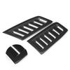 Pair of Front Bonnet Vents Hood Air Outlet Replacement for Focus RS MK2 Style UniversalCarbon Fiber Style
