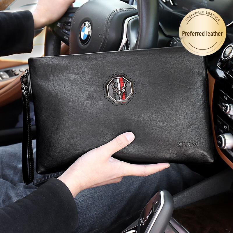 COW Мужской многофункциональный клатч-кошелек на молнии