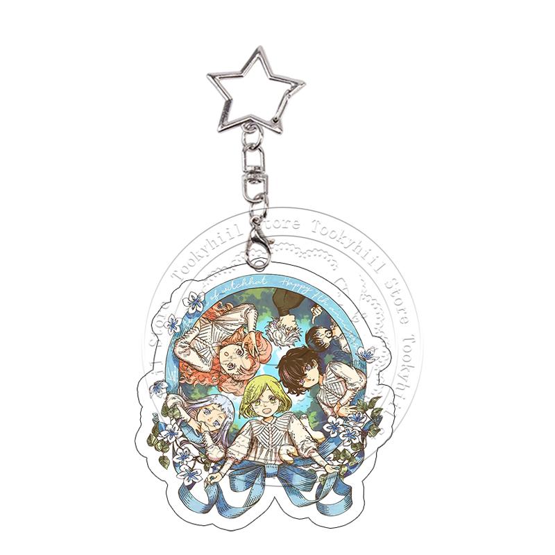 Heksenhoed Atelier Cartoon Acryl Sleutelhanger Kawaii Student Gagaga Qifrey Prachtige Sleutelhanger Karakters Hanger Verjaardagscadeau