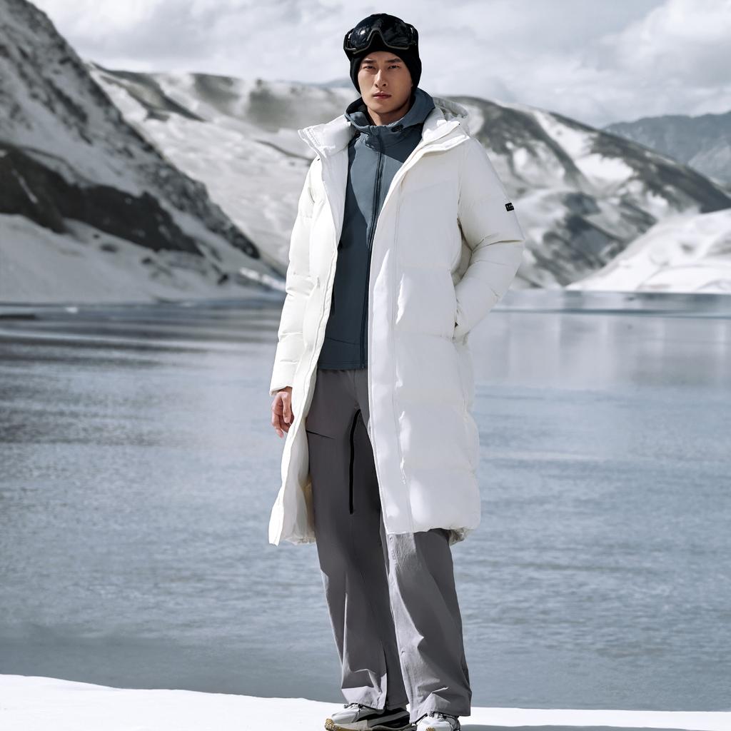 Li Ning Hot Pots Down Collection Down Jacket Men's Ivory AYMU499-1