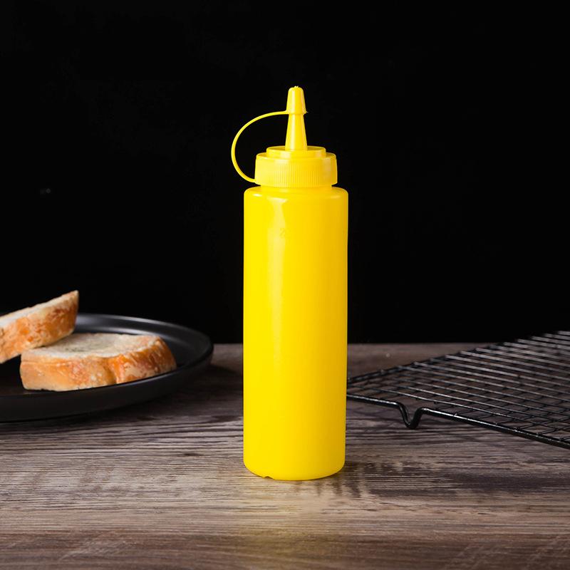 FAIS DU Sauce Bottle Olive Oil Dispenser Squeeze Sauce Bottle Tomato Salad Sauce Plastic Seasoning Bottle Kitchen Gadget