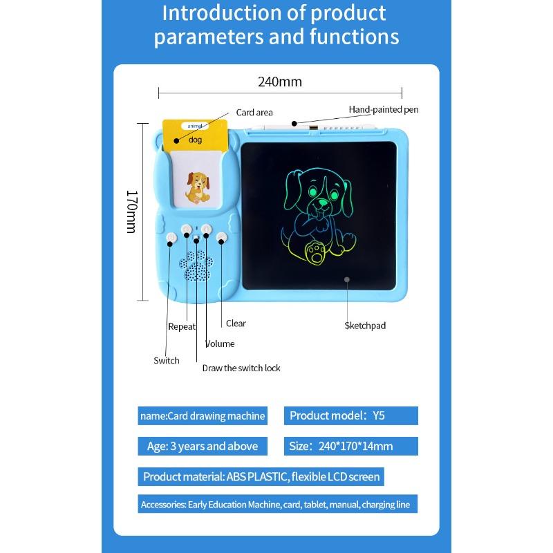 1PACK Children's LCD Handwriting Board Amazon Card Painting Machine Card Graffiti Painting Board Puzzle All-in-One Machine