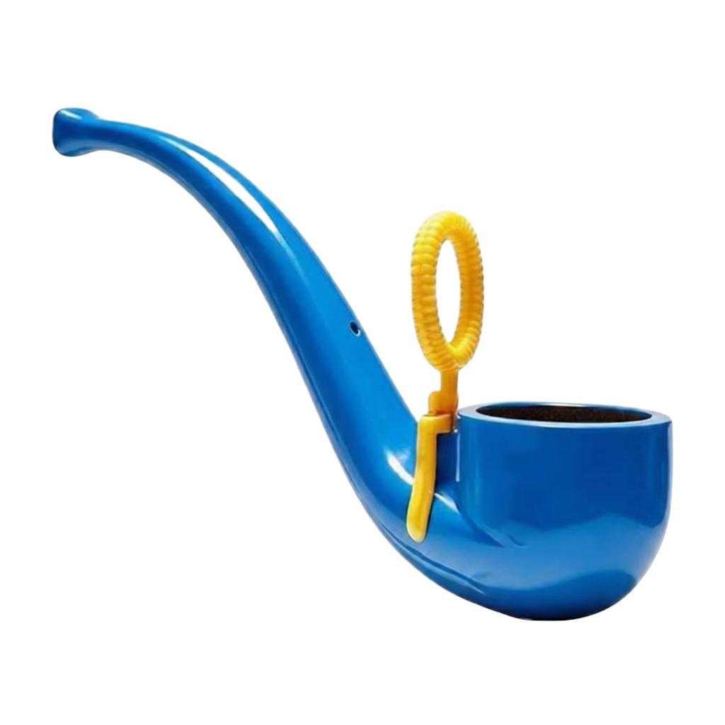 Bubble Pipe Toy Classic Design Plastic Bubble Blower with Long Stem and Detachable Bubble Wand for Outdoor Fun and Play
