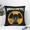 M-Megadethed Band  Pillow Case  Vintage Pillow Cover Soft Pillowcases For Couch Sofa Bedroom