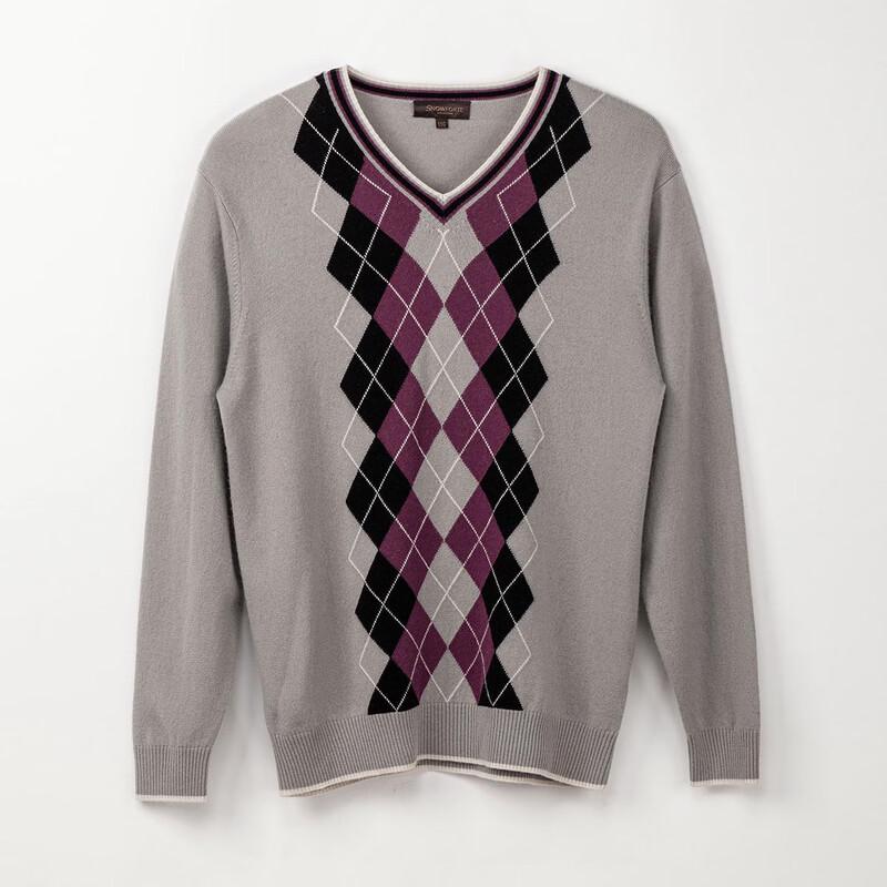 Men's Cashmere Blend V-Neck Sweater