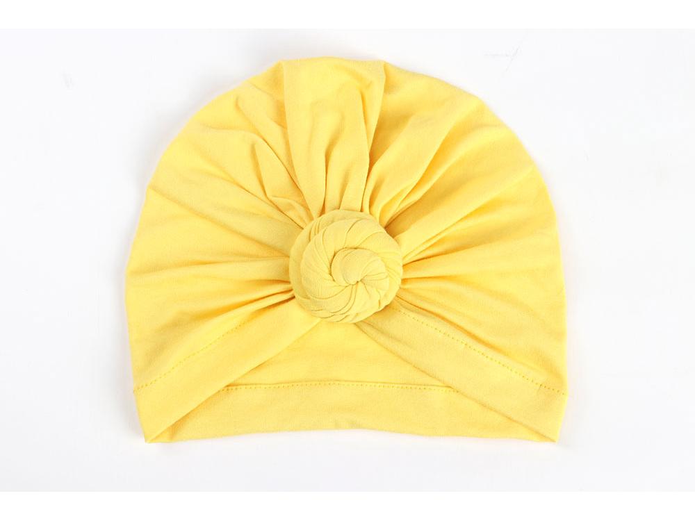 Autumn/Winter Fashion Parent-Child Cotton Turban Headscarf Hat Yoga Pleated Cap