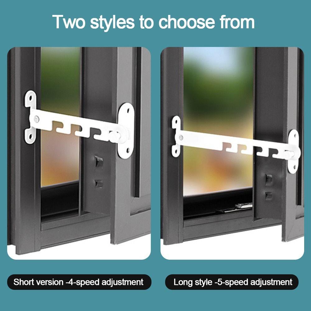 Adjustable Window Blocking Lock Windproof Window Position Stopper Durable Window Limiter Blocker