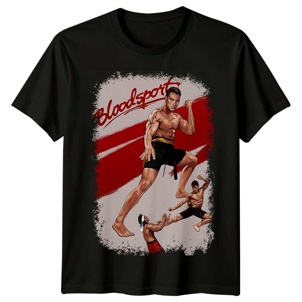 Bloodsport (1988) Movie Poster Inspired T-Shirt Retro Film Tee Unisex