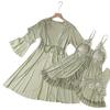 Elegantes Damen Sommer-Camisole-Kleid & Nachthemd-Set mit Spitzenbesatz und Brustpolstern