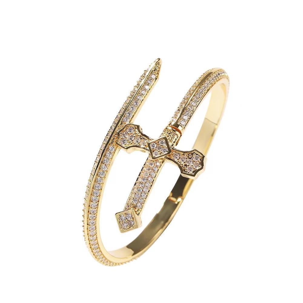 Hip-hop Retro Zwaard van Gerechtigheid Armband High-end Armband voor Jongens