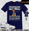 Shirt To Match AJ 4 SB Navy Sneaker Matching Tee Martin Get Tah Steppin T-Shirt