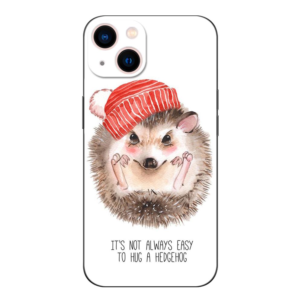 

Черный чехол из ТПУ для Huawei P30 Lite P30 Pro P40 LITE EP Smart 2020 Cover Hedgehog huawei P Smart 2020