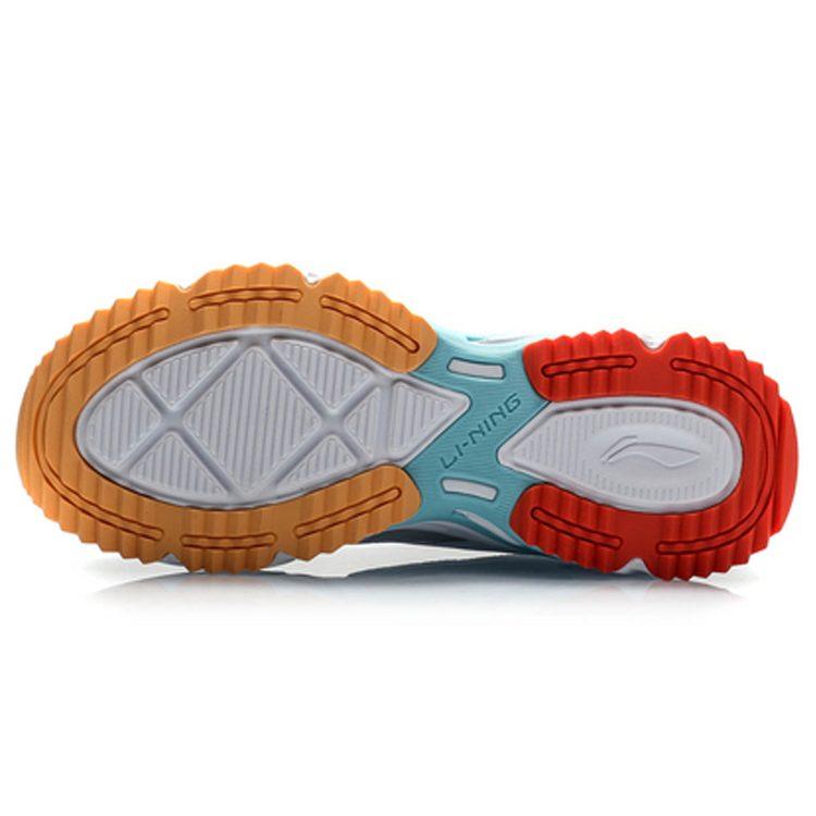 Li Ning Abrasion Resistant Breathable Abrasion Resistant Breathable Low top Running Shoes Women's Antarctic Gray ARLQ004-3