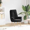 Armchair Black 69 X 74 X 93 Cm Sherpa Fabric