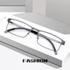 TGCYEYO Vintage Full Rim Optical Glasses Frame Men Ultra Light Business Designer Square Eyeglasses Retro Slim Eyewear Spectacle