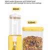 2 IN 1 Design Auto Pet Feeder Large Capacity Rabbit Feeding Tool  Small Pet Care