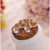 Best Selling Wild Fashion Simple Pearl Bean Earrings Women Girls Earrings Jewelry Crystal Earrings Brincos