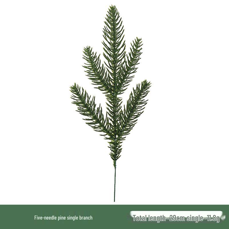 Artificial Pine Needle Branches with Red Berries - Christmas and Wedding Decoration