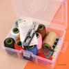 Portable Hand-Sewing Kit with Sturdy Needle and Thread Storage Box