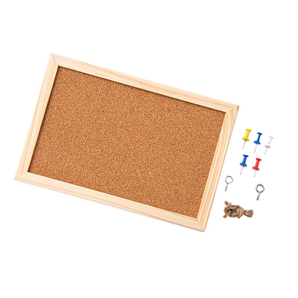 Cork Bulletin Board Decorative Board Kitchen Tack Board DIY Corkboard