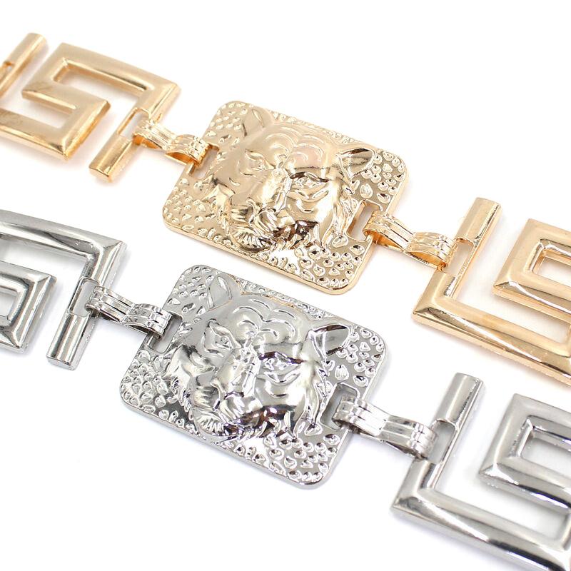 Metal Geometric Waist Chain Adjustable Belt Body Chain Jewelry For Women Shirt Dress Decorative Waist Chain