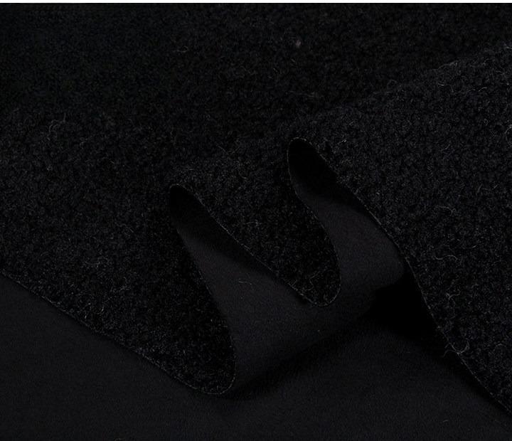 Suede Velvet Composite Lamb Wool Fabric Winter Thickening Warm for Diy Sewing Clothing  Wholesale Cloth