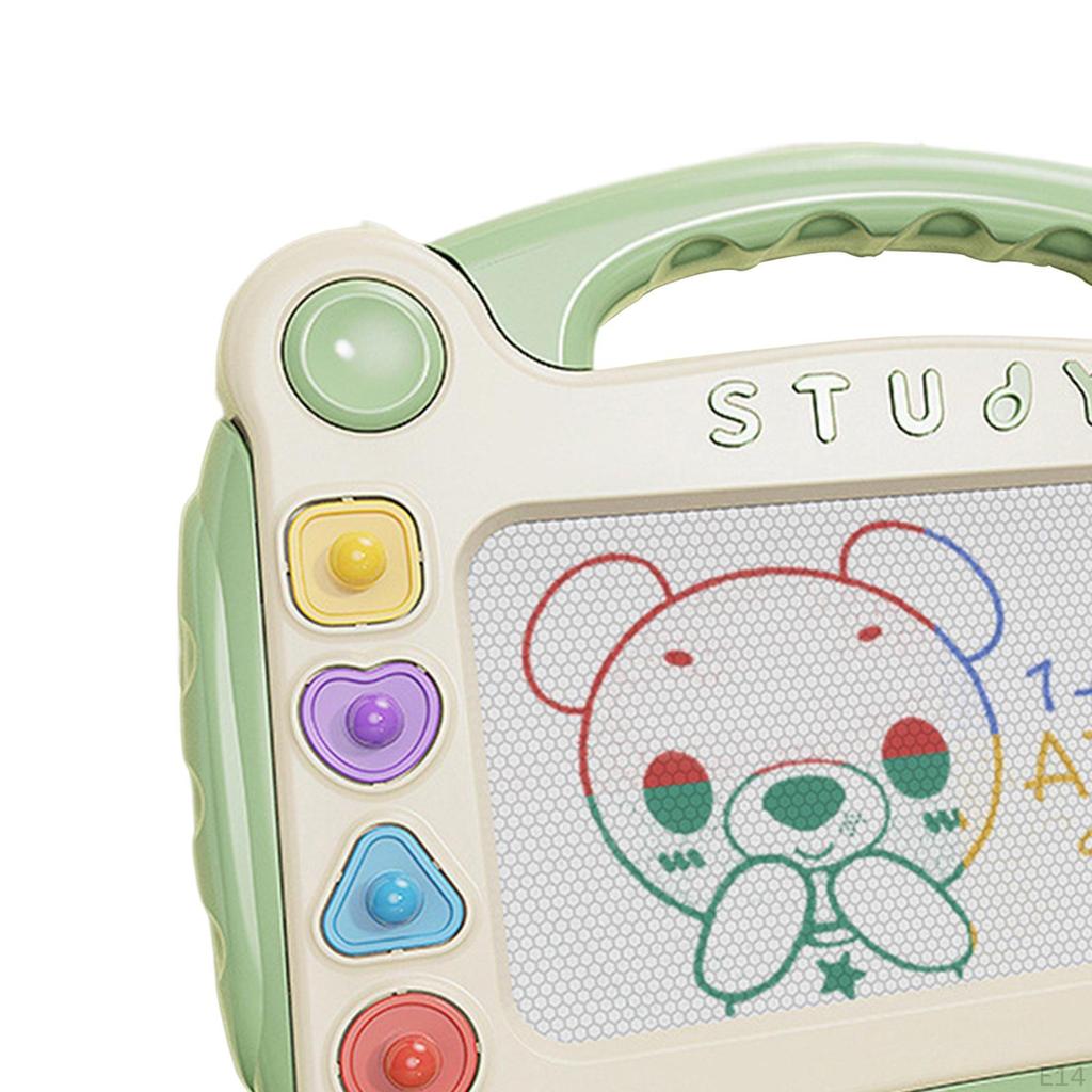 Magnetic Drawing Board Etch Table Sketch Pad for 23 Year Old Toddlers Gifts Blue Detachable Legs