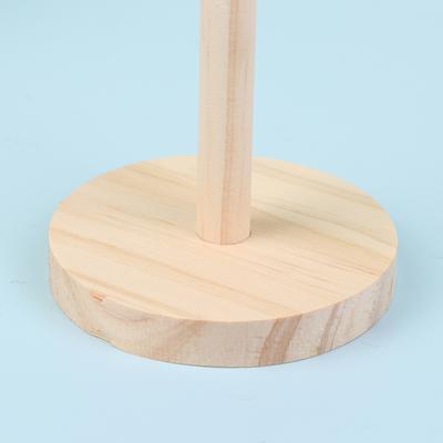 1 Stück einfach zu montierender Papierhandtuchhalter aus Holz für Küche, Wohnzimmer und Schlafzimmer – vertikaler Taschentuchständer für die Heimdekoration