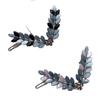 Elegant Blue Star Alloy Hair Clip - Minimalist Luxury Accessory
