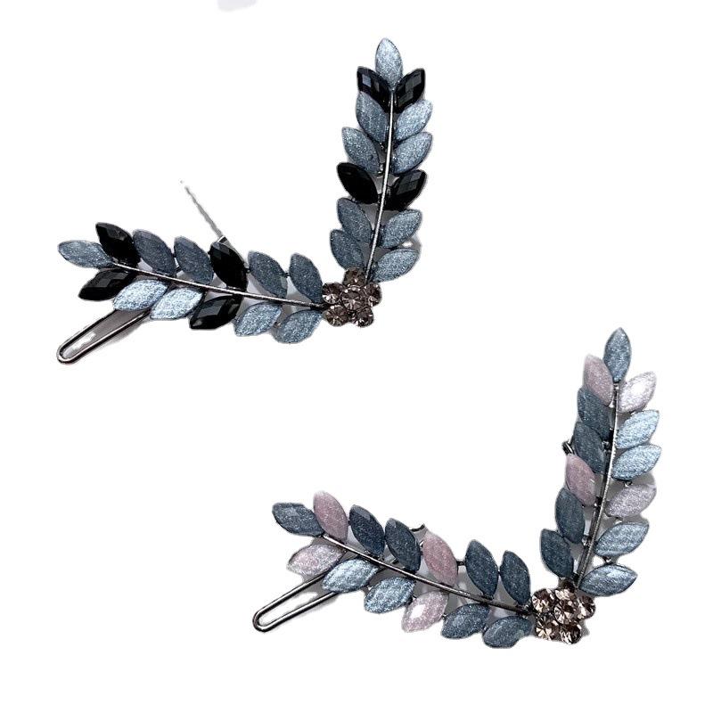 Elegant Blue Star Alloy Hair Clip - Minimalist Luxury Accessory