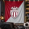 Wall Hanging Tapestry Monaco FC Print Cloth for Living Room Bedroom Home Decor