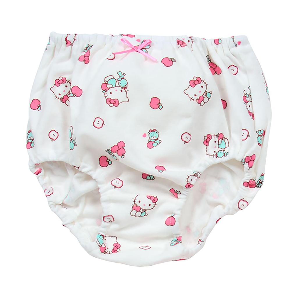 Sanrio Hello Kitty Elmalı İsimli 153753 Çocuk Şortu, 3 Parça Set, Tasarım, 130cm, %100 Pamuk, Etiket,