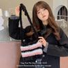 Cute cat ear warm hat autumn and winter new plush hat autumn and winter women's ear protection hat thickened to show the face small cold hat
