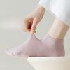 Boat Socks, Pure Cotton Anti-odor and Sweat-absorbing Summer Thin Women's Short Socks, Mesh Boneless All-cotton Socks