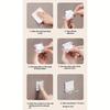 Foldable Wall-Mounted Hook Hooks - No Drill, Easy Install, Durable Plastic, Ideal for Shaving and Grooming Tools, Utility Hooks