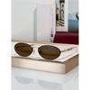 Damskie metalowe owalne okulary przeciwsłoneczne GG1922SA – Stylowa ochrona UV