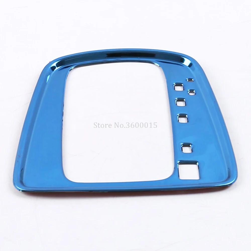 For Kia Rio 4 X-line 2018  Carbon Fiber Gear Shift Box Moulding Cover Sticker Trim Decorative Frame Interior Car Accessories