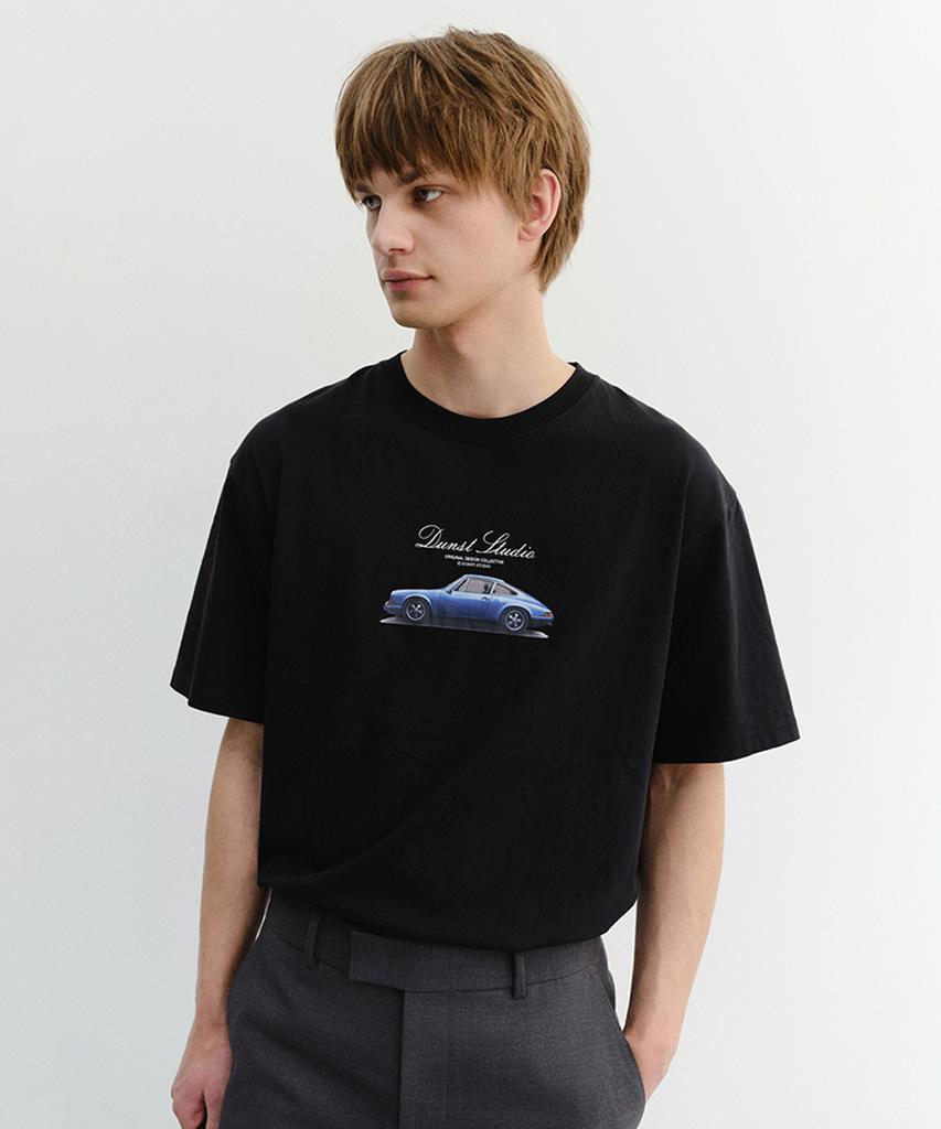 Deonseuteupomaen Summer Holiday Car T-Shirt_Unisex_Udts6B143_Black