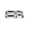 ARKIE 304 Stainless Steel Partitioned Meal Tray