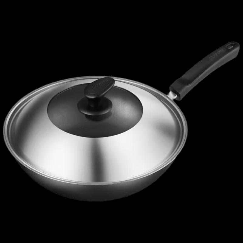 SUPOR 30CM Cast Iron Wok