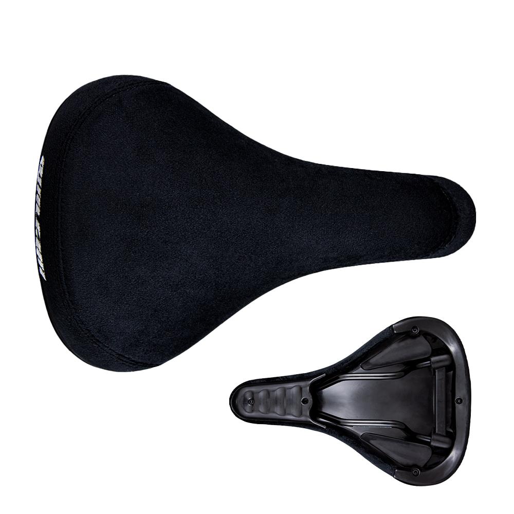 WALGUN BMX Bicycle Saddle Dirt Jump Bike Seat Flannelette with Embroidery Freestyle Racing Dowbhill Saddle for MTB Cycling Parts