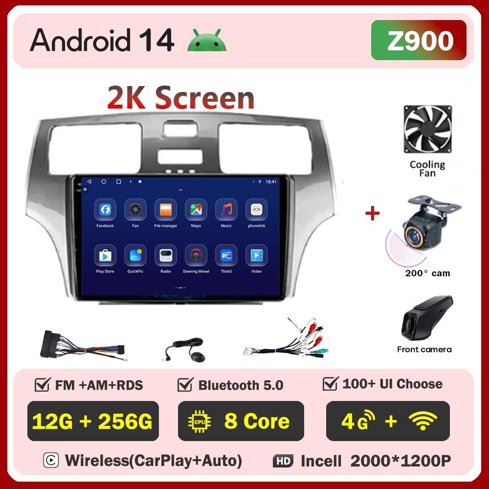 For Lexus ES300 ES 300 ES330 XV30 ES 330 2001-2006 Carplay Auto Screen Wireless Android Auto Car Intelligent Systems AutoMotive