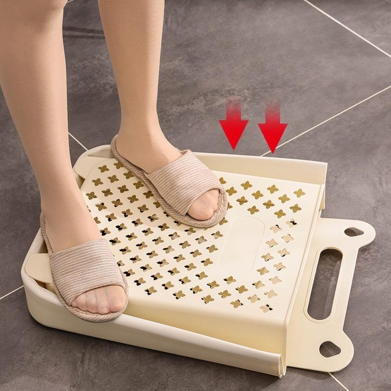 Foldable, Hollow, Breathable, Wall-mountable, No-drill Household Laundry Basket