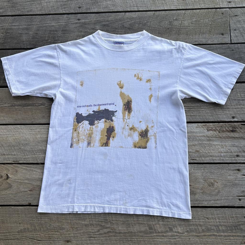 Vintage Nine Inch Nails NIN Band T Shirt Downward Spiral Halo Eight 1994 Sz L