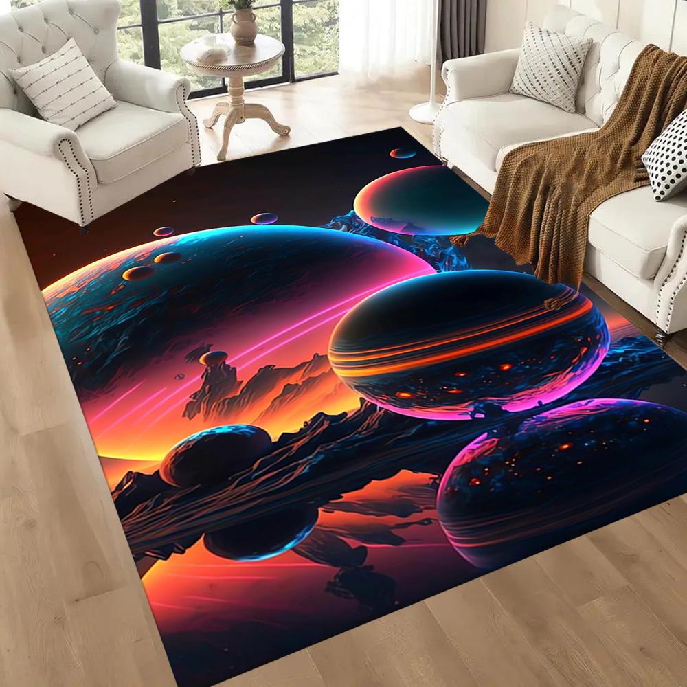 Cosmic Portal Exploration Floor Mats for Living Room, Bedroom and Room Decoration Are Suitable for Gifts.