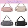 Nylon Waterresistant Bucket Bag For Women With Spacious Interior And Urban Style