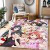 Girl Power Celebration Floor Mat Suitable for Outdoor Dining Room Kitchen Playrooms Anti-slip Rug Anime Office Decor Gift for Festivals
